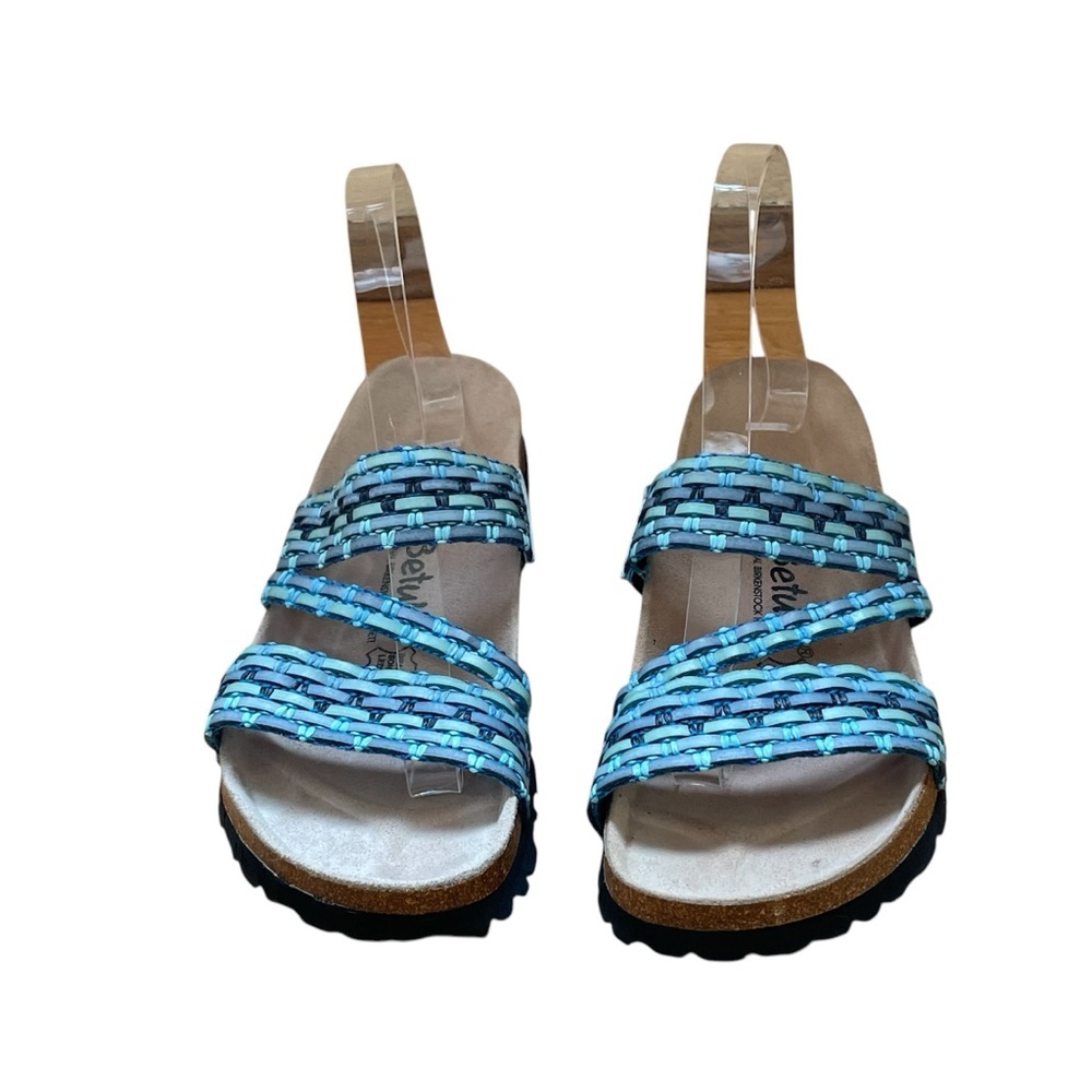 Birkenstock Betula Blue Woven Strap Sandals‎
